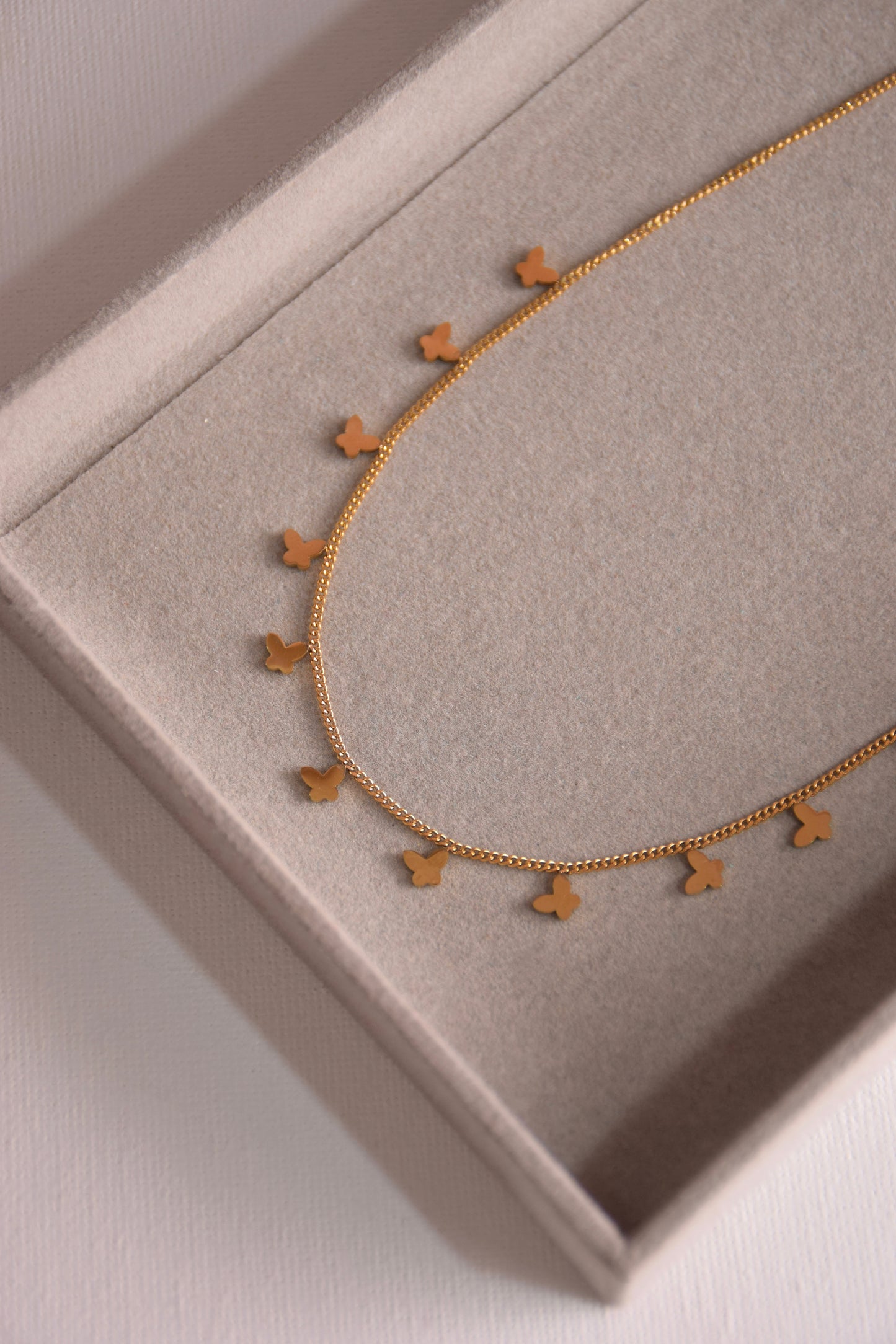 Elegant butterfly necklace
