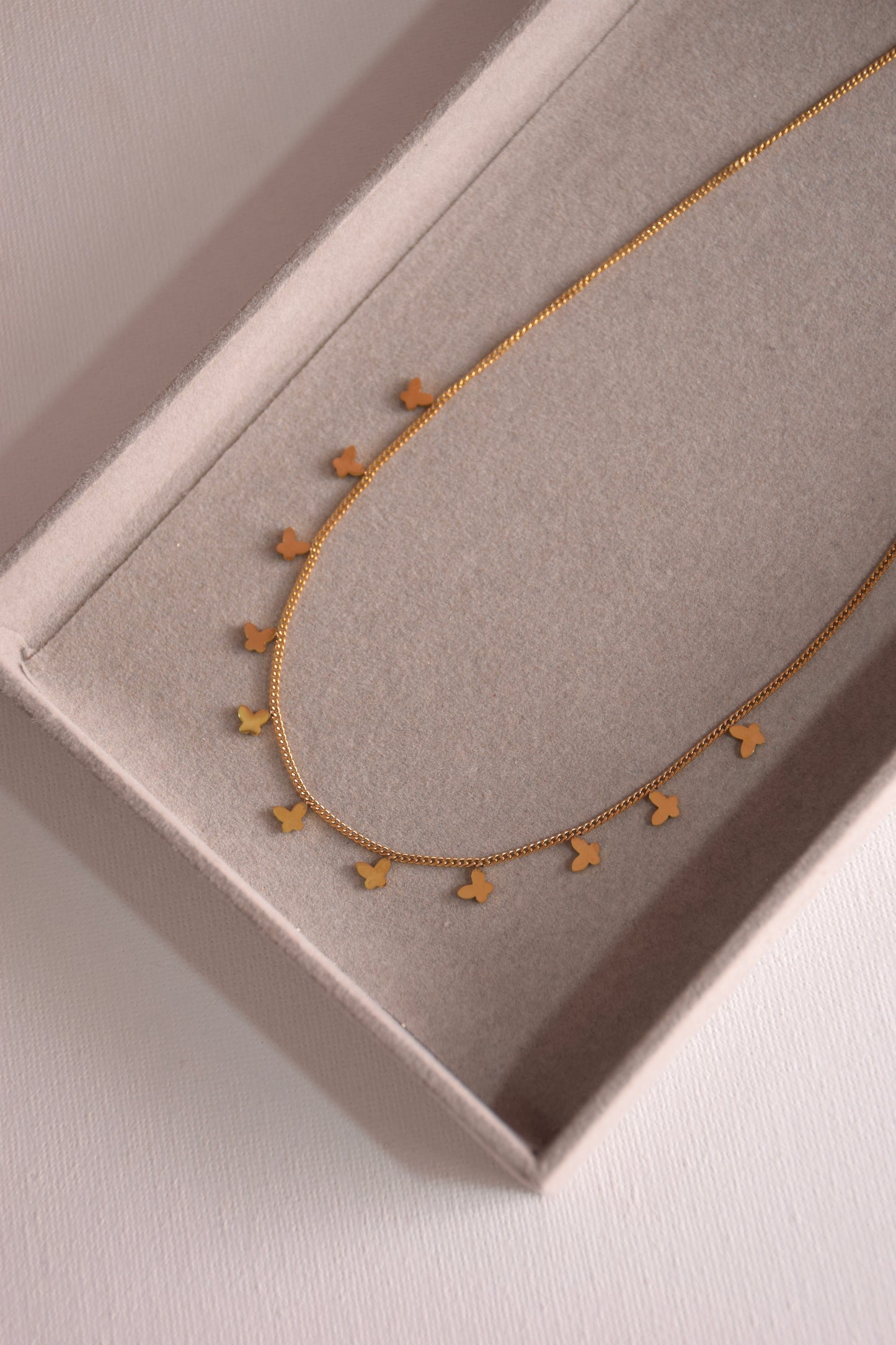 Elegant butterfly necklace