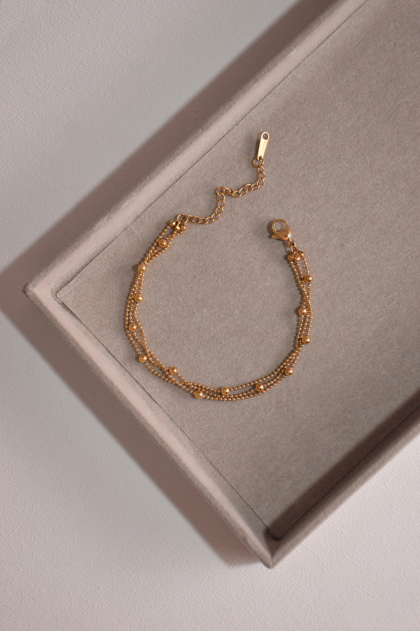 Triple Strand Circle Bracelet