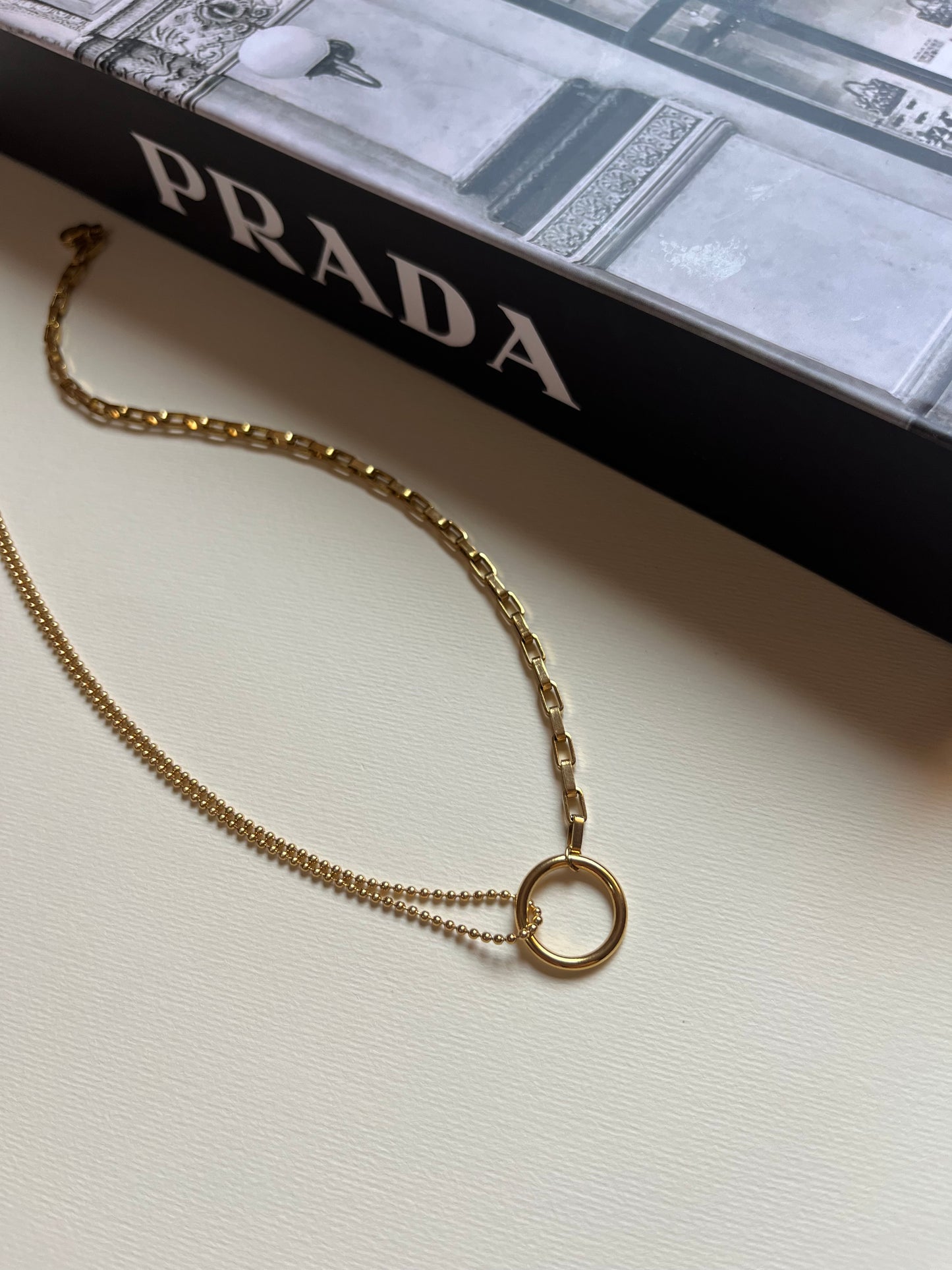 Minimalist Round Pendant Necklace