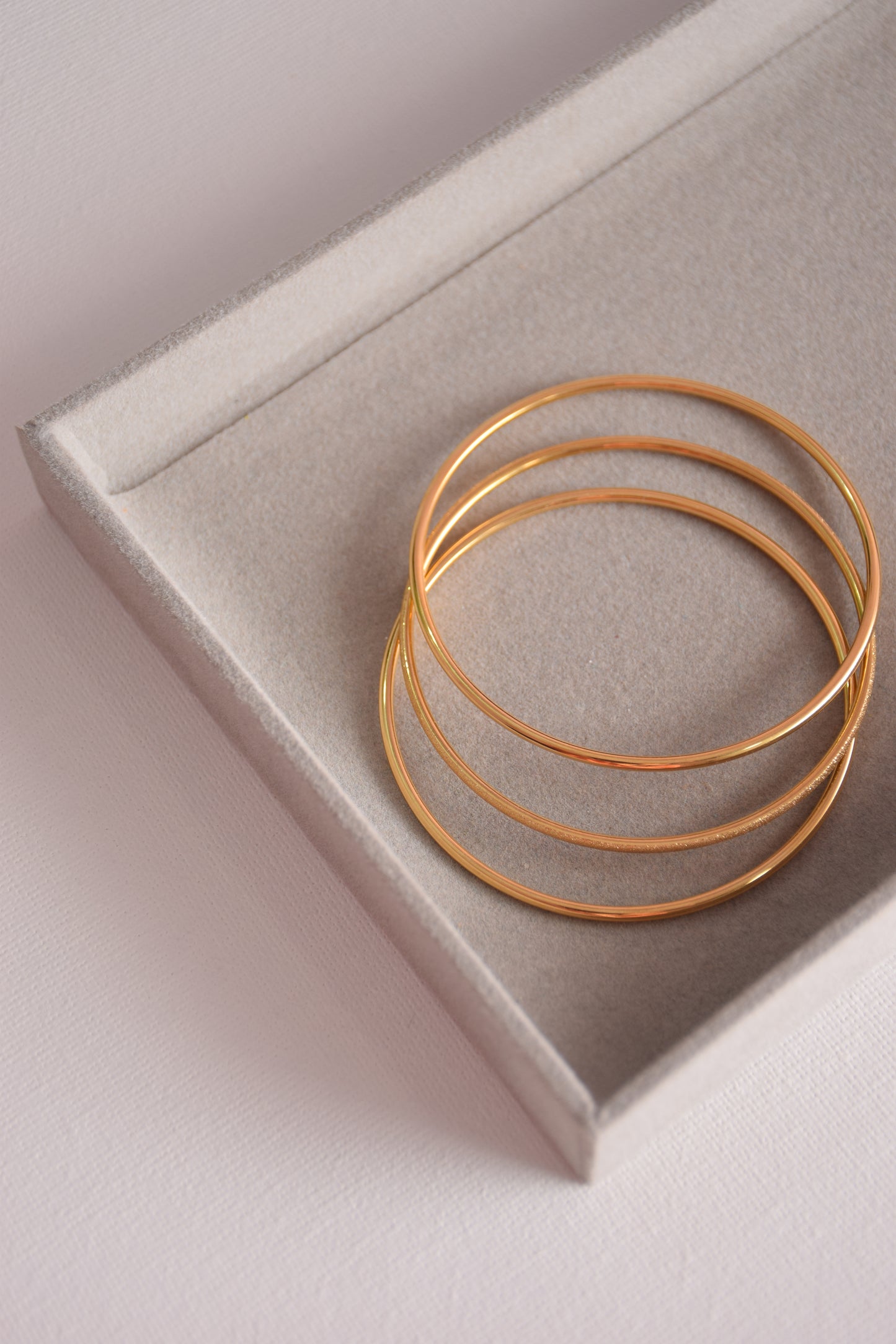 Golden trinity bangles