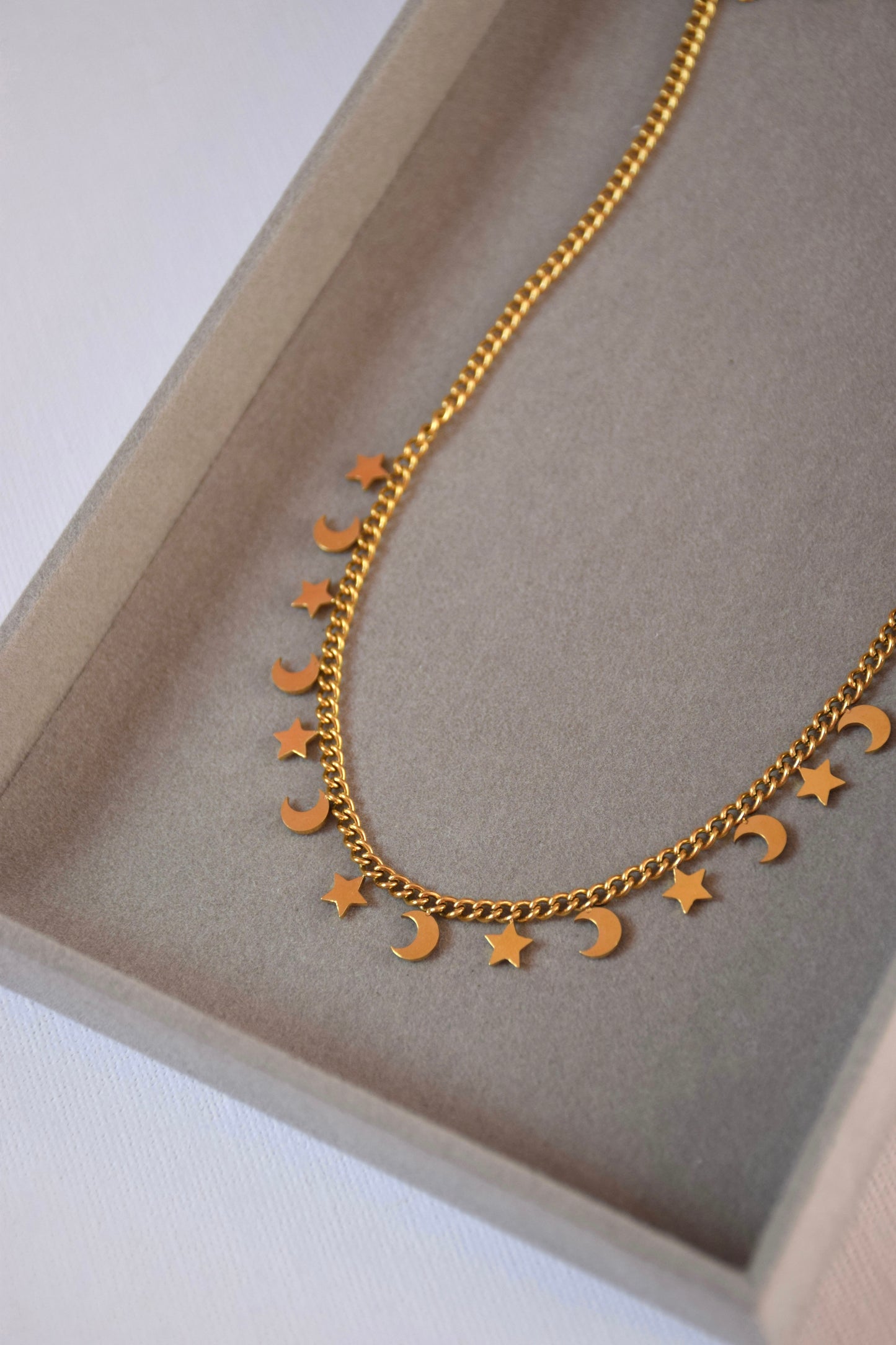 Celestial charm necklace