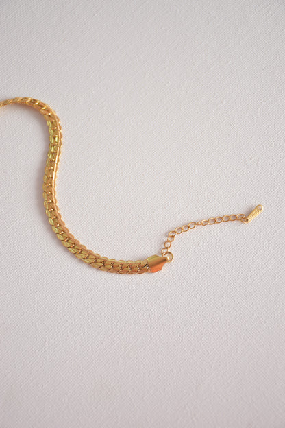 Braided gold bracelet