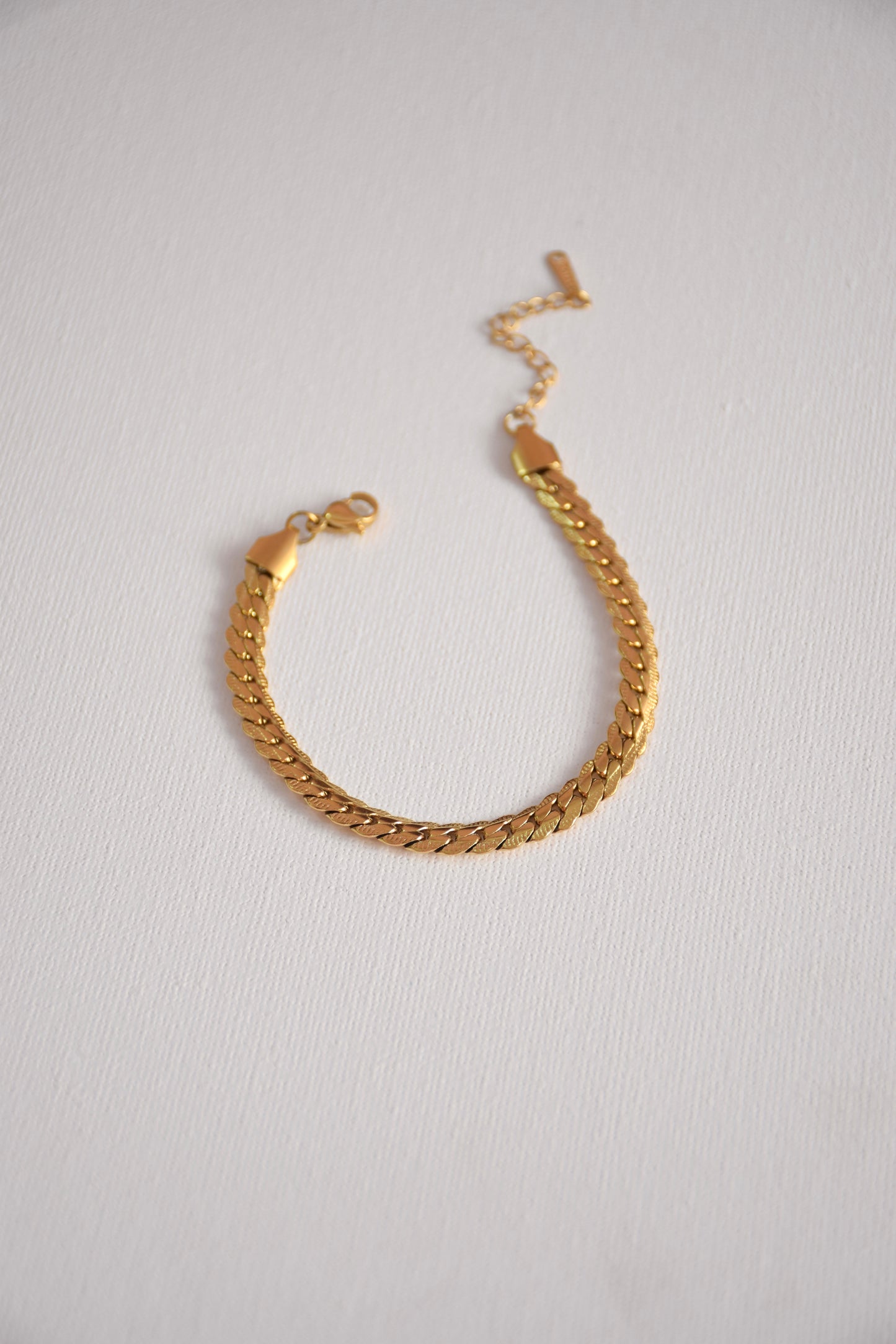 Braided gold bracelet