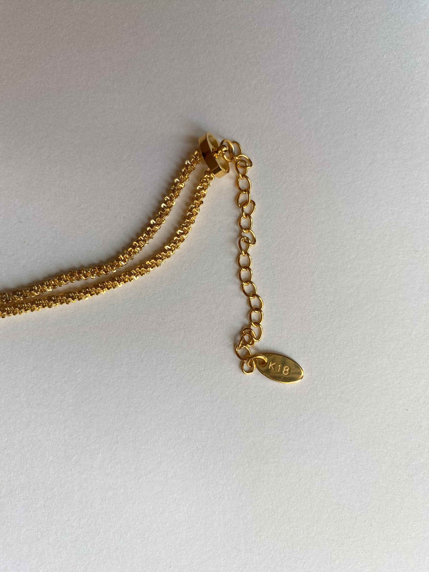 Glitter loveknot bow knotted chain bracelet
