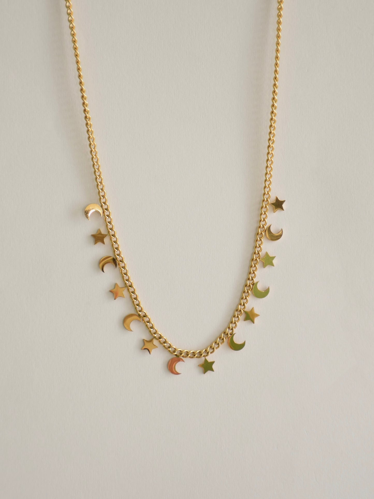 Celestial charm necklace